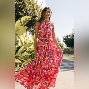 PETAL & PUP CAROLINE MAXI HALTER DRESS ❤️NWT❤️IN STORES❤️